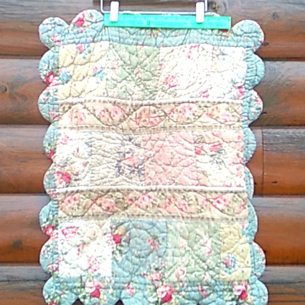⚜️ Vintage QUILTED Shabby Chic SHAM/Pillowcase PatchWork Choose Color